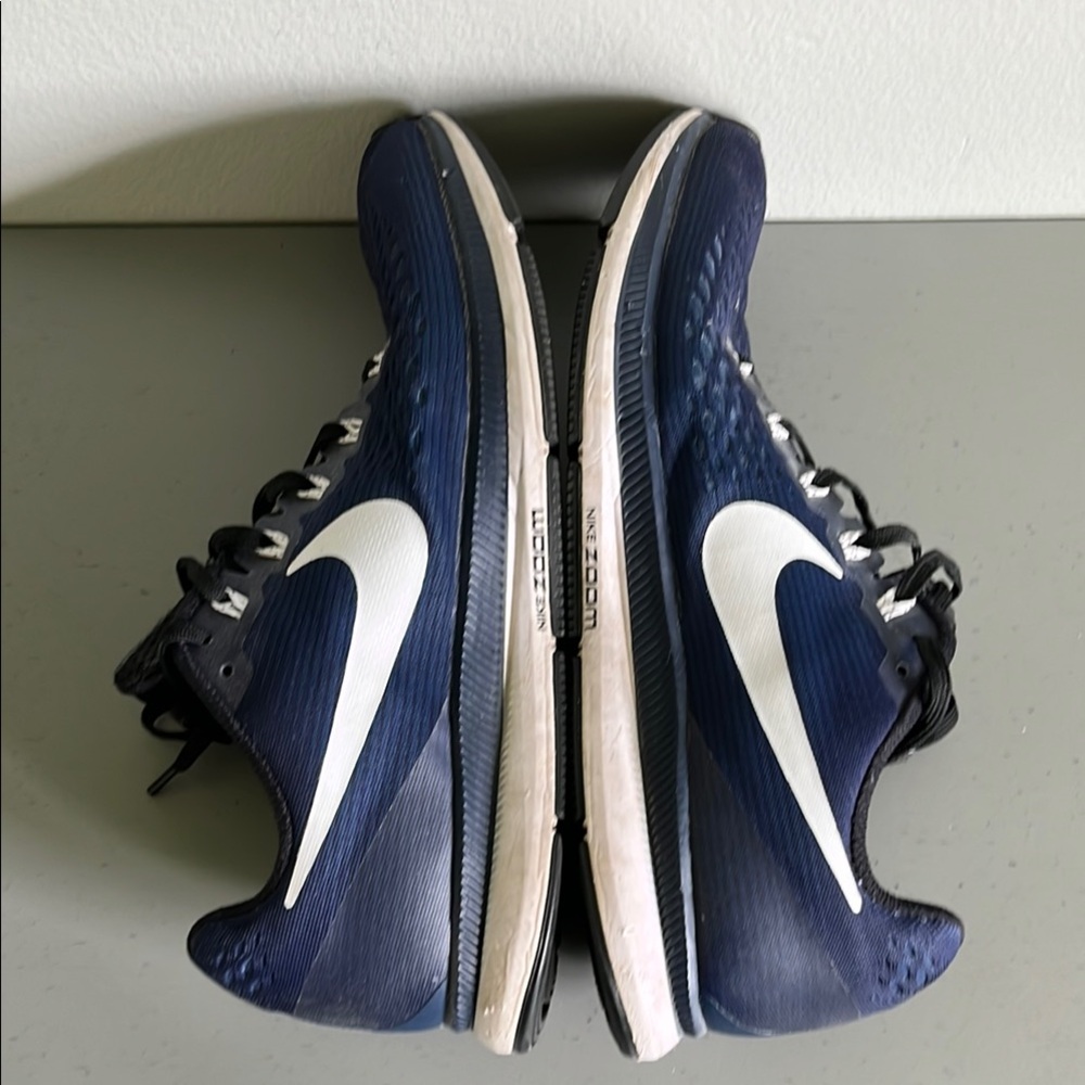 Nike Women’s Shoes Sz 10 Zoom Pegasus 34 Blue Running Tennis Athletic Jogging - Picture 5 of 10